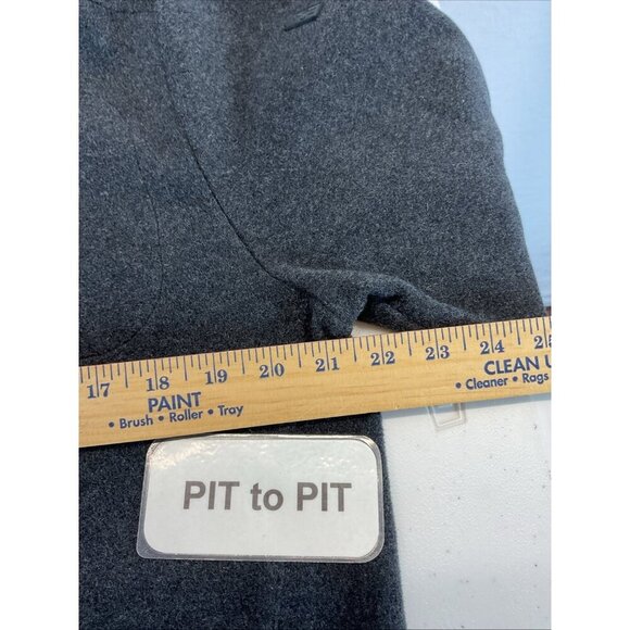 SmartWool Anchor Line‎ Full Zip Jacket Coat Gray Wool Blend Pockets Mens M - Picture 8 of 10